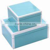 Vietnam Lacquer Box/ Wholesale Lacquered Box With White Line thumbnail-1