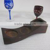 Custom Wooden Bottle Display Base, China Made Wood Wine Bottle Display Stands thumbnail-3