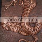 Large Snake Sculpture Wall Relief thumbnail-1