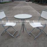 3 Pieces Coffee Table and Folding Chair thumbnail-1