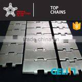 820 Single Hinge Straight Running Stainless Steel Flat Top Chain thumbnail-1