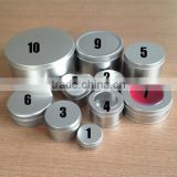 Round Aluminum Tin Box With Screw Top Lid thumbnail-4
