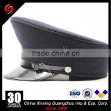 Hand Made 100% Cotton Navy Military Uniform Officer Peaked Caps thumbnail-1