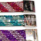 Colorful Bracelet With Zinc Alloy Locking Part, Hot Sale Gift Leather With Crystal Gem Decoration thumbnail-3
