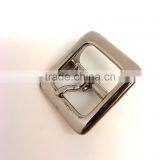 Center Bar Buckle, Solid Brass Center Bar Buckle With One Prong, Nickel Plate Belt Buckle thumbnail-2