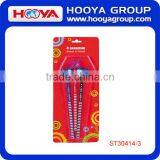 Lovely Poplar Wood Round School HB Pencil With Eraser of Animal Shape 3pcs/blister Card thumbnail-4