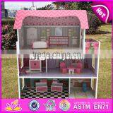 New Design Lovely Girls Toy Sets Wooden Miniature House Kits W06A235 thumbnail-3