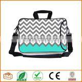 Turquoise Mint Green Neoprene Laptop Shoulder HandBag,TsuiWah(TM)12" 12.1" 12.5"13" 13.3" 13.4" Inch Laptop thumbnail-1