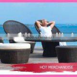 Outdoor Furniture High Back Rattan Sofa Set
