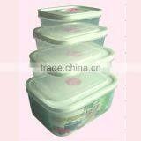 4Pcs Plastic Microwave Container thumbnail-3