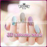 New Product Wholesale 24pcs Easy Nails Decorated With Metal Designer Press on Nails thumbnail-2