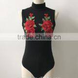 Girls Preteen Underwear Model Teddy Lingerie Girls T-shirts Embroidery Designs Embroidery Rose Sexy Girls T-shirt thumbnail-2