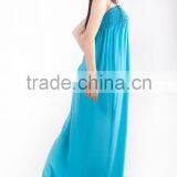 Strapless Long Maxi Light Blue Dresses for Wholesale thumbnail-5