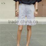 Summer Fashion Design Outdoor Girls Jean Half Pants China thumbnail-5