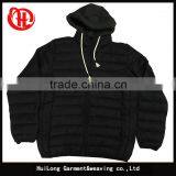 Wholesale Man Coats With Fleece Hood Men Casual Bubble Jackets Simple Jacket thumbnail-1
