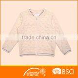 Without Hood Zip up Heart Jacquard Design Kid Jacket thumbnail-1