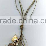 Thread n Conch Necklaces thumbnail-1