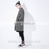 2016 Long Slim Cotton Print Coat thumbnail-5