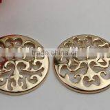 2015 New Metal Round Flower Hollow Shoes Decoration for Lady Shoes thumbnail-1