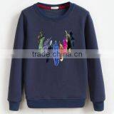 China Oem Cheaper Customized TC65/35fleece 300grm Printed Crewneck Sweatshirt With Good Quality thumbnail-4