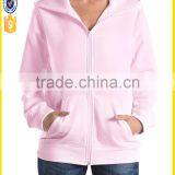 Wholesale Bulk Hoodies, Plain Hoodies for Women High Quality Zipper-up Hoodies thumbnail-1