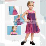 Summer Girls High Quality Kids Casual Pink Clothing Modern Children Dress thumbnail-1