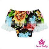 66TQZ460 Lovebaby Fancy Girl Ruffle Short Printed Flowers Pants Suits For Baby Gilrs Wear thumbnail-5