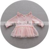 S17733A Autumn Baby Girls Dress Cotton Long Sleeve Dresses thumbnail-3