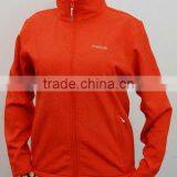 red softshell jacket