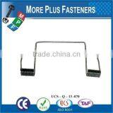 Made IN TAIWAN High Qualiy Small Spring Stainless Steel Spring Double Torsion Spring thumbnail-6