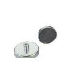 Custom Shallow Powerful Disc Ferrite Pot Magnet With Threaded Spigot Force ( N ) :18 4 350