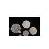 Custom Round Anti-acid / Alkali 2MgO + 2Al2O3 + 5SiO2 Industrial Honeycomb Ceramic Plate thumbnail-1