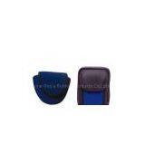 Custom Navy Blue Polyester Lamination 4mm Neoprene Fly Reel Pouch for Fishing thumbnail-1