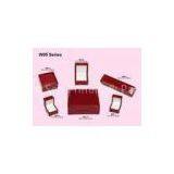 Custom Logo Printed Jewelry Packaging Boxes, Wooden Jewellery Box With PU / Foam Inserts thumbnail-1