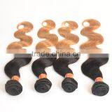 Wholease 1b/27 Color Sew in Human Hair Weave Ombre Hair , Brazilian Hair thumbnail-2