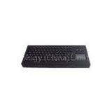 IP65 dyamic desk top vandal proof industrial military backlight pc keyboards with touchpad and FN ke