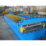 0.3-0.8mm Thickness Corrugated Sheet Roof Panel Roll Forming Machine thumbnail-1