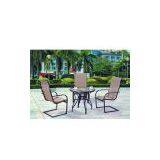 Outdoor Furniture,dining Furniture ,textaline Chairs and Tables,chair,table,aluminum +PE Rattan Chair,aluminum +PE Rattan Table HT11 HY04 thumbnail-1