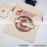 2017 New Cheap Wholesale Canvas Santa Sack for Christmas Promotion thumbnail-1