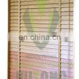 Bamboo Louvre Blinds - distressed bamboo