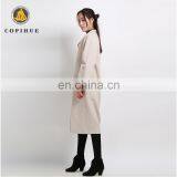 China Supplier Fashion Creamy White Coat Woman Winter thumbnail-5
