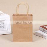 High Quality Customized Metal Bronze Gold / Silver Foil Hot Stamping Embossing Logo Ribbon Handle Bread Candy Packing Paper Bag thumbnail-2