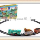 plastic locomotive train railway set toy