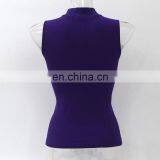 2015 Simple Style Seamless Vest Half High Collar and Sleeveless Clothing thumbnail-3