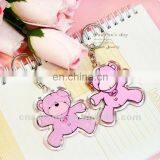 Newly Fashion Design Custom Made Acrylic Plastic Keychains/keyring