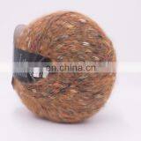 Coloured Blended Alpaca Wool Hand Knitting Yarn Price for Crochet thumbnail-1