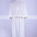 Белая вышивка пляжный купальник-крывалка 2019 Saida de Praia пляжный кафтан купальник-крывалка Пляжные платья Пляжная одежда Тюник thumbnail-4