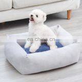 Rectangle Dog Bed Soft Velvet Fabric Pet Bed for Dogs & Cats With Non Slip Bottom thumbnail-6