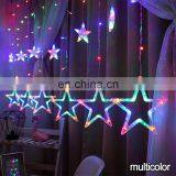 LED Star Curtain Lights Decor in the Room 2.5x1M Decorative Window Christmas Holiday Party Lighting thumbnail-4