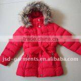 Kids Jacket With Fur Hood thumbnail-1